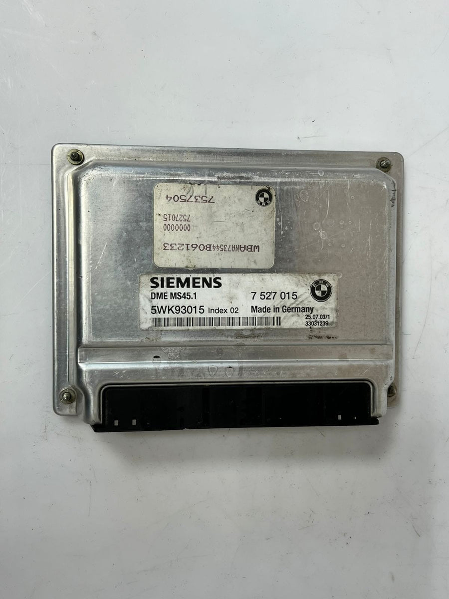 2002-2005 BMW 330i 325I E46 M54 SIEMENS Engine Control Unit ECU 7527015 OEM