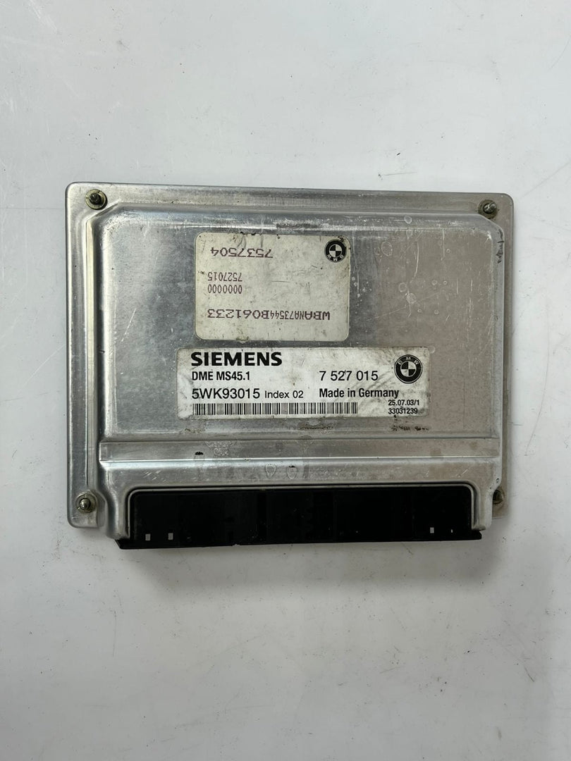 2002-2005 BMW 330i 325I E46 M54 SIEMENS Engine Control Unit ECU 7527015 OEM