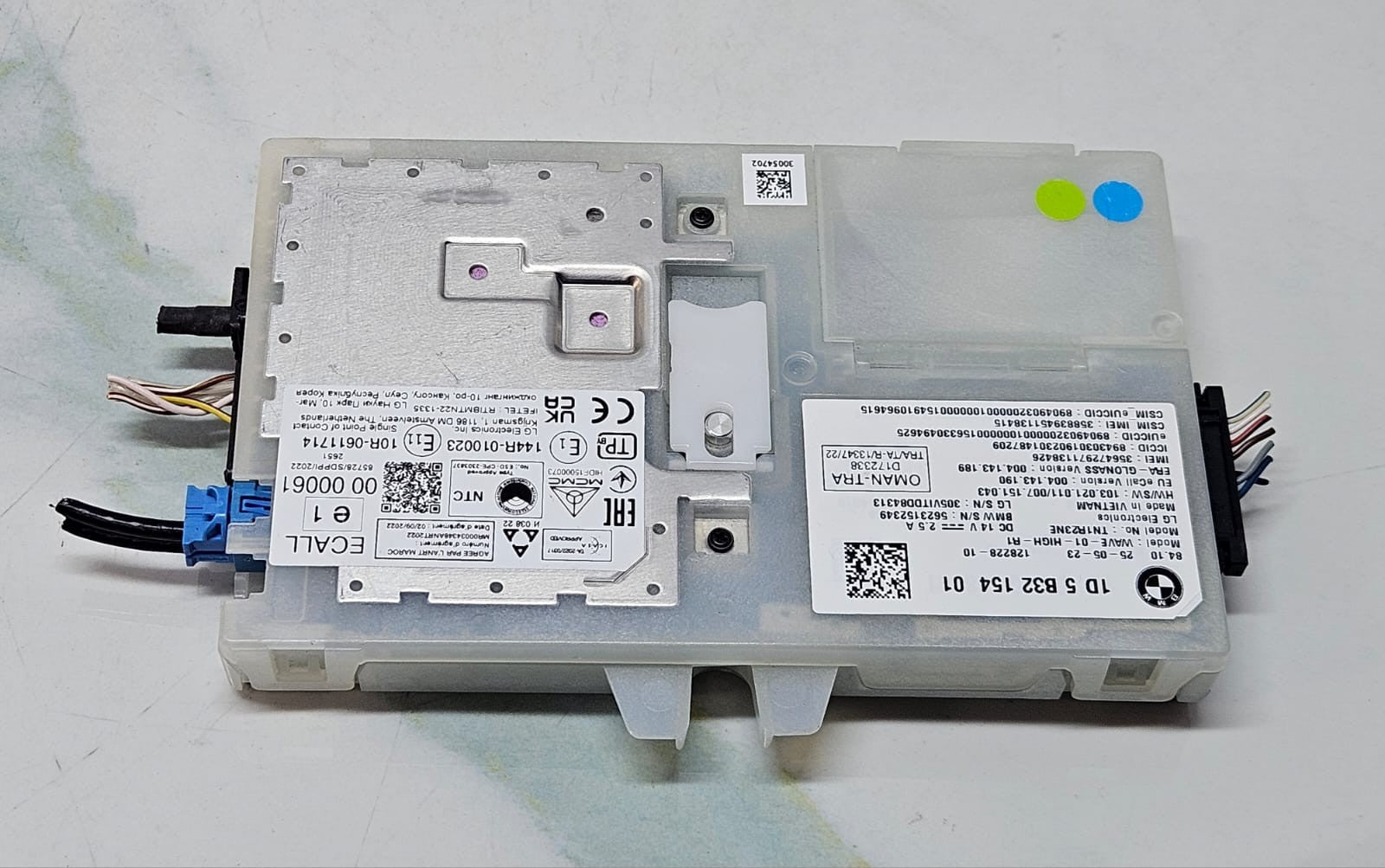 BMW X6 G06 TELEMATICS ANTENA CONTROL MODULE ECU 5B32154 OEM