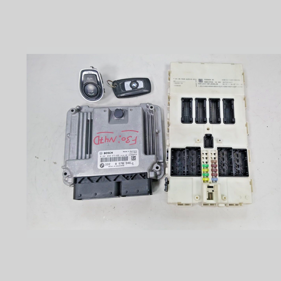 BMW 320d 2013 F31 N47 ENGINE CONTROL ECU UNIT KIT DDE 8578946