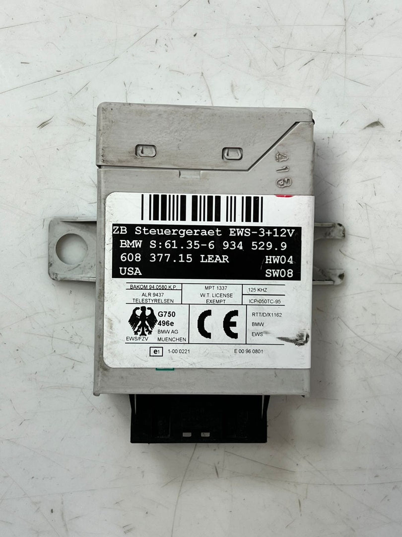 2004-2011 BMW X3 E83 EWS 12V Immobilizer Control Unit 6934529 OEM
