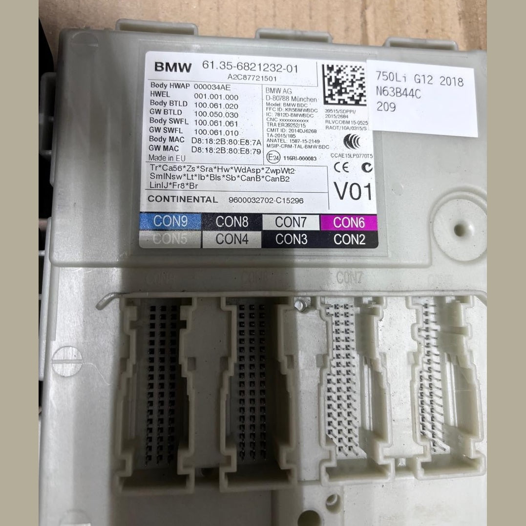 BMW 750li G12 4.4L 2018 N63NB44C ENGINE CONTROL UNIT KEY  - (8671557)
