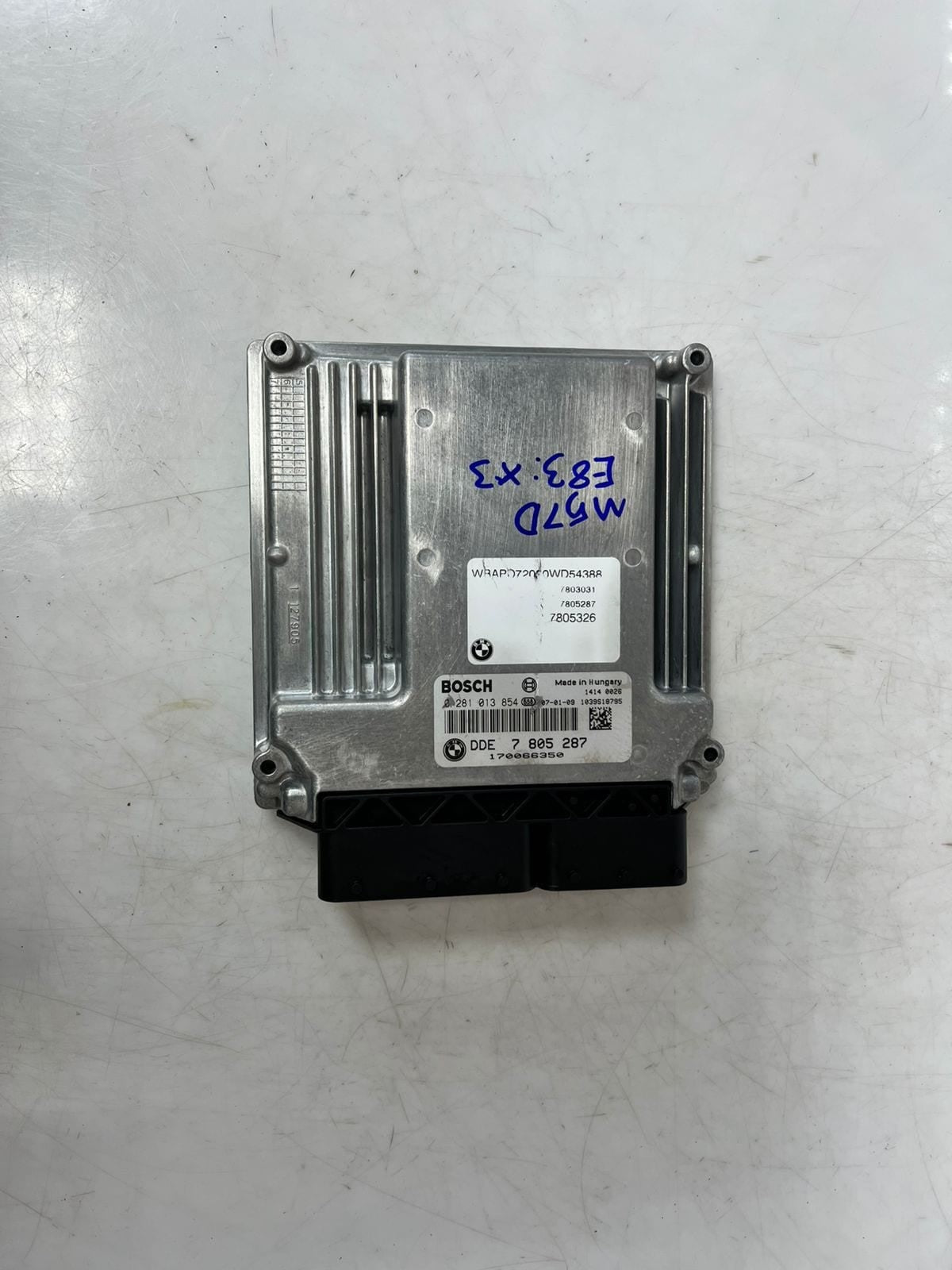 2008 BMW X3 E83 M57D Engine Control Unit ECU SET DDE+ EWS +1KEY 7805287 OEM