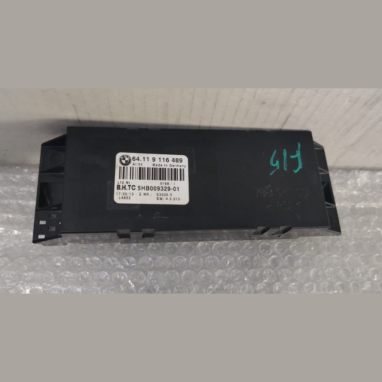 OEM BMW X5 F15 3RD ROW A/C Climate Control Module Unit 9116489