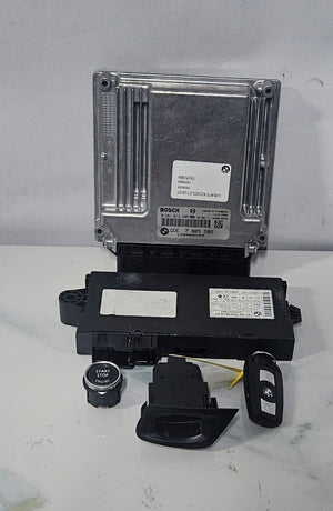 OEM BMW X5 E70 M57 ENGINE CONTROL UNIT SET DDE 7805585