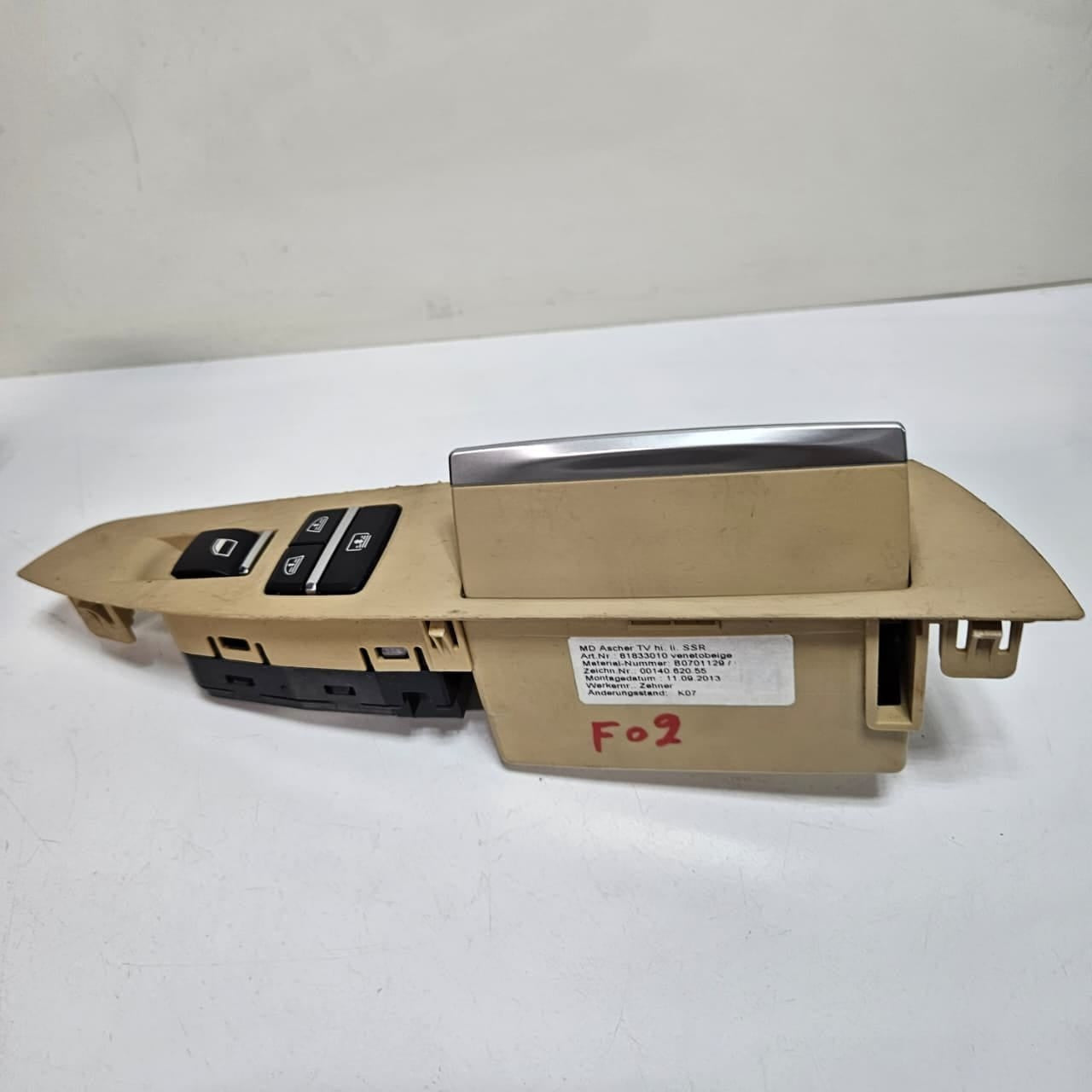 2010-2019 BMW 7 Series F01 F02 F03 F04 740i Rear Window Lifter Switch 9204862