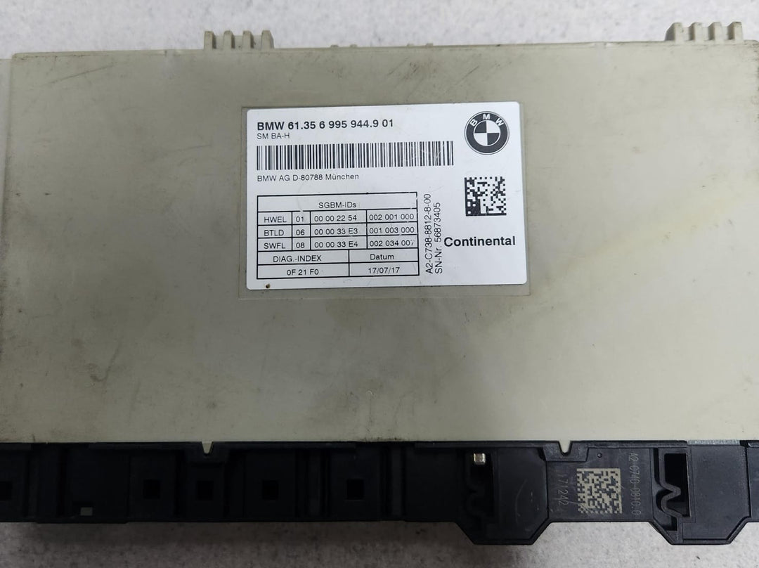 2017-2019 BMW 530i Seat Control Module 6995944 5 Series G30 G31 