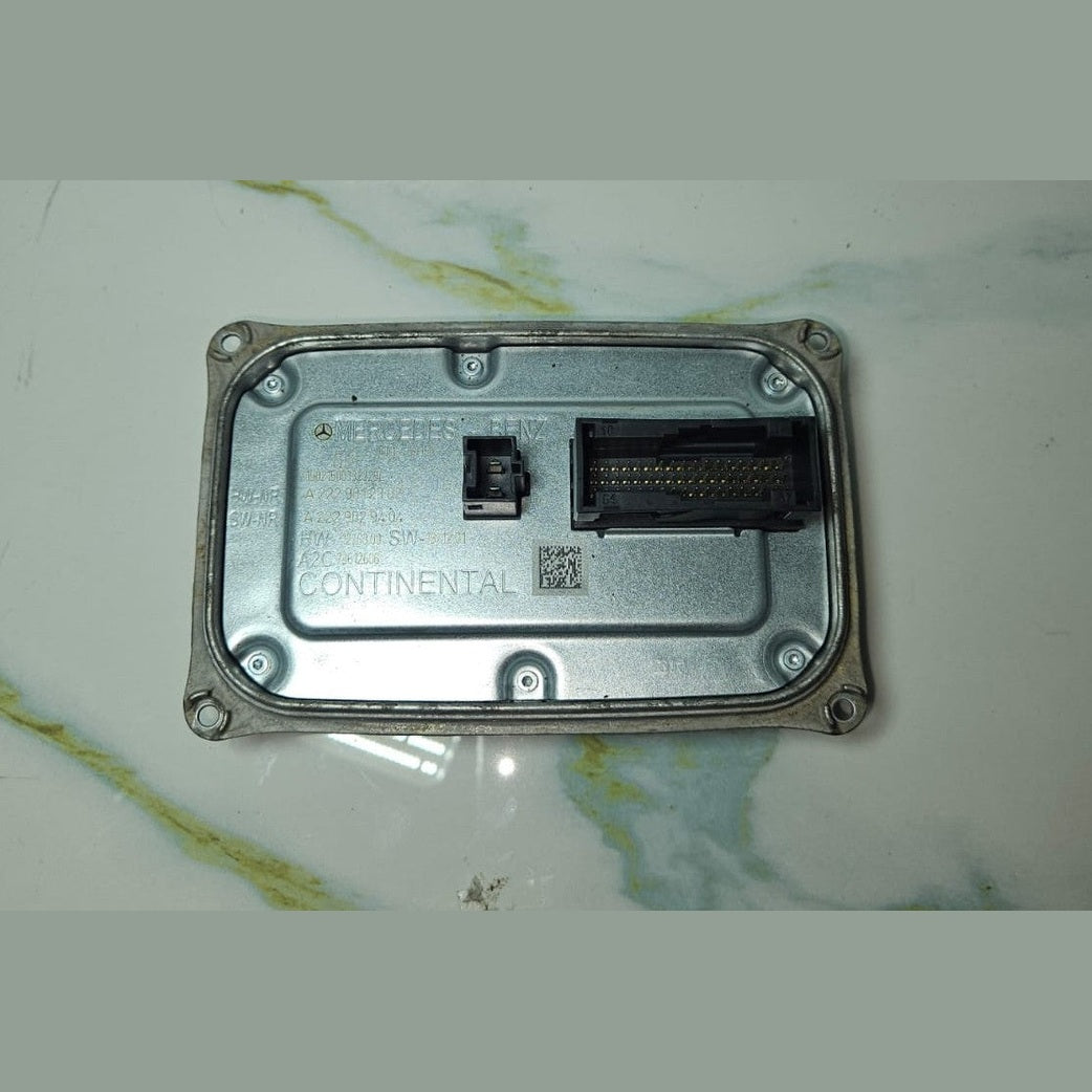 15-20 Mercedes W222 S-Class Headlight Ballast Control Module A222 9004505 OEM