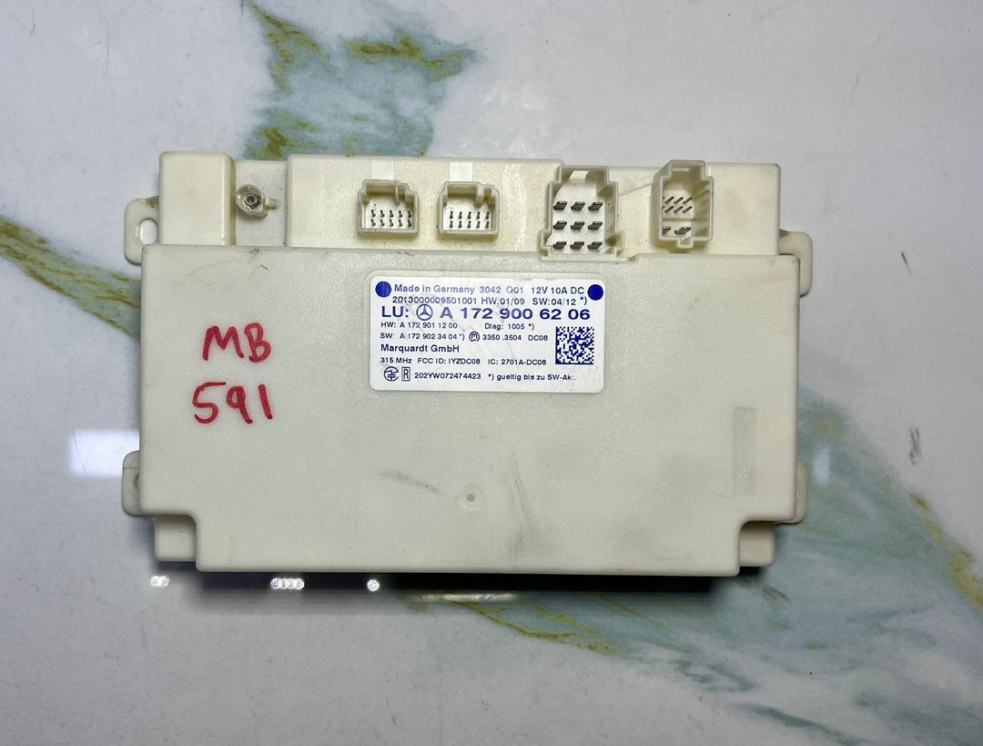 Mercedes R172 SLK350 CLS550 E63 Keyless Go Entry Control Module A172 9006206 OEM