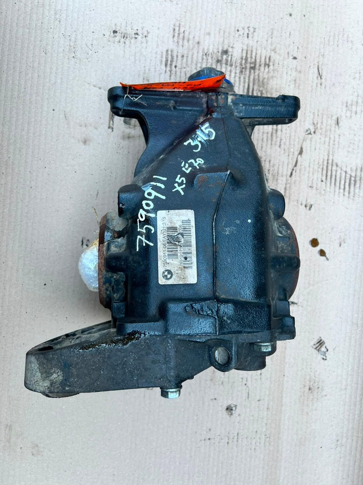 BMW X5 E70 F15 LCI N55 N57 3.15 ratio Rear Differential Carrier 7590911 OEM