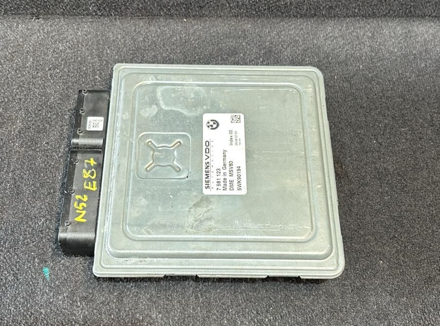 BMW E90 328I 530I X5 Z4 N52 MSV80 08-10  ECU ENGINE CONTROL MODULE UNIT 7581123