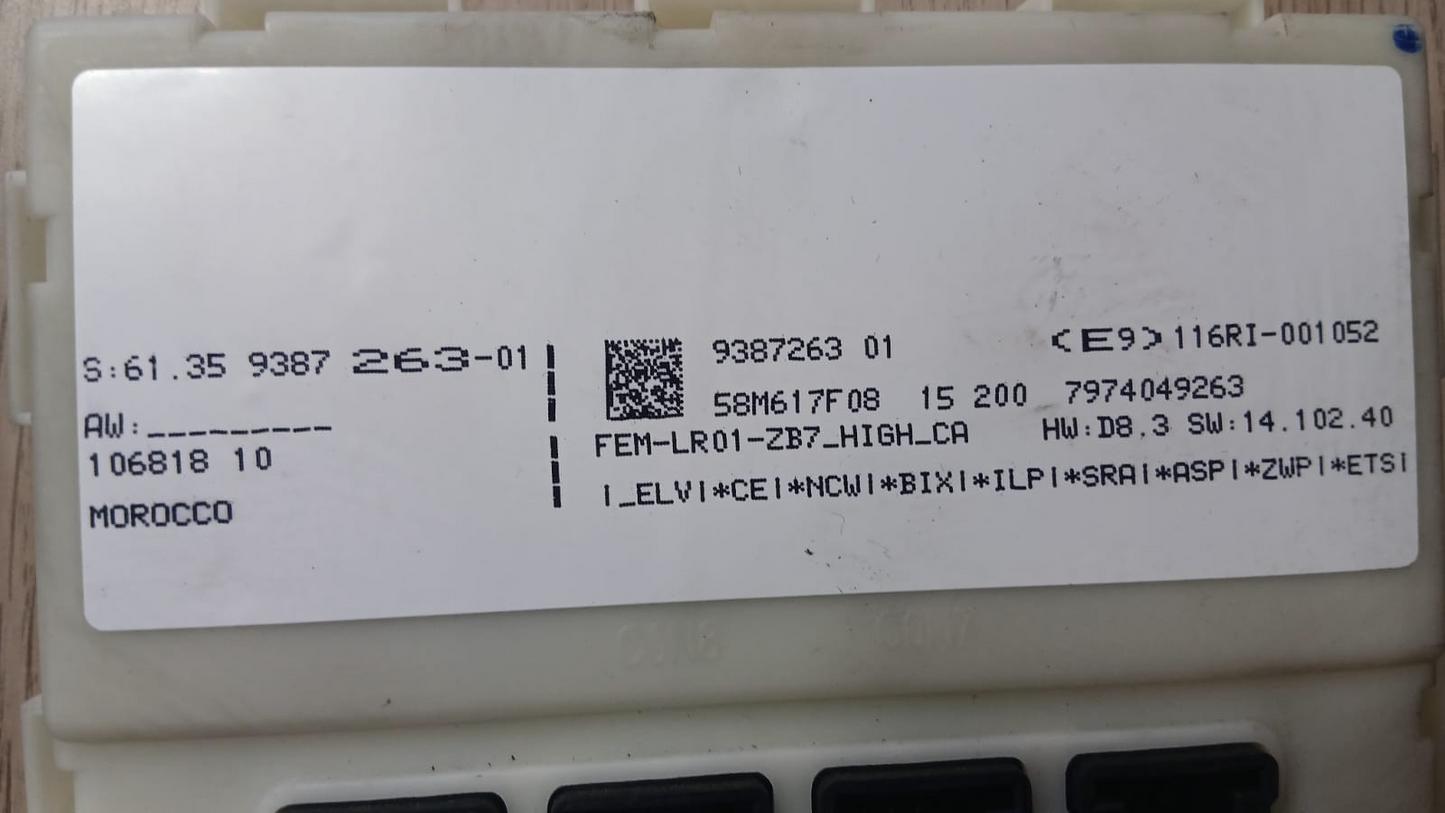BMW 118i 318i F20 F30 2015 B38 ECU DME Set 8662411 Complete Kit w/ Key OEM