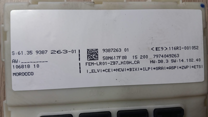 BMW 118i 318i F20 F30 2015 B38 ECU DME Set 8662411 Complete Kit w/ Key OEM