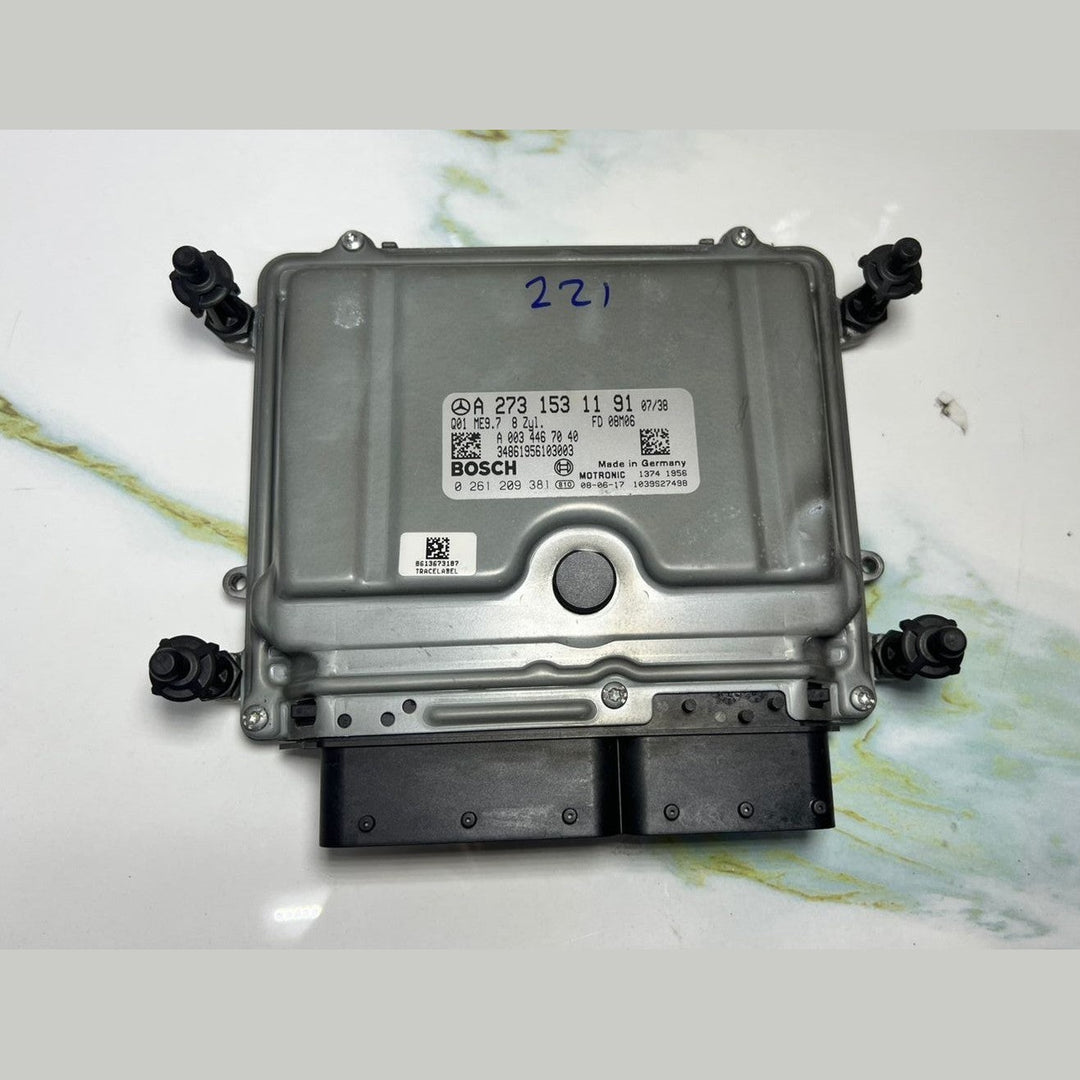 07-13 Mercedes W221 S-Class Engine Control Module Unit ECM ECU A273 1531191 OEM
