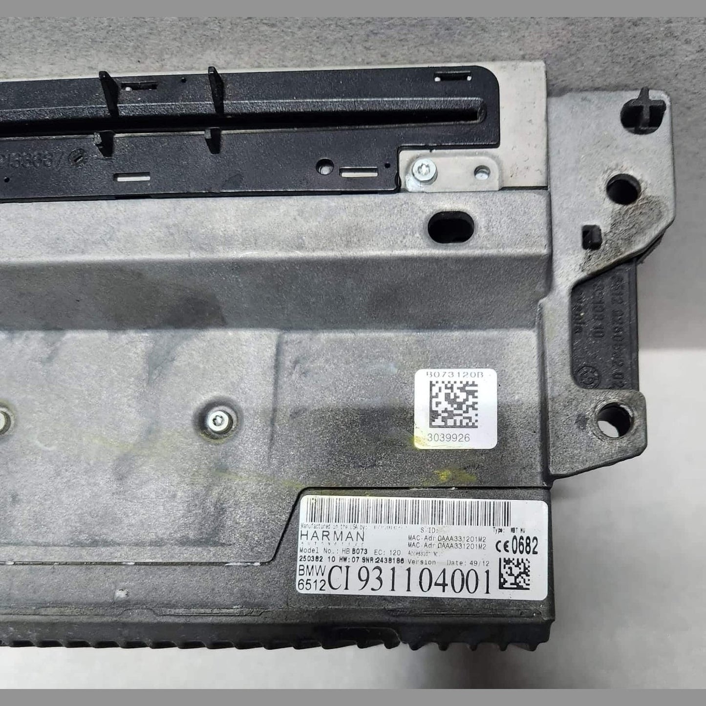 2011-2013 BMW 528i Radio Navigation Head Unit 9311040 5 Series F10 528i 535i 