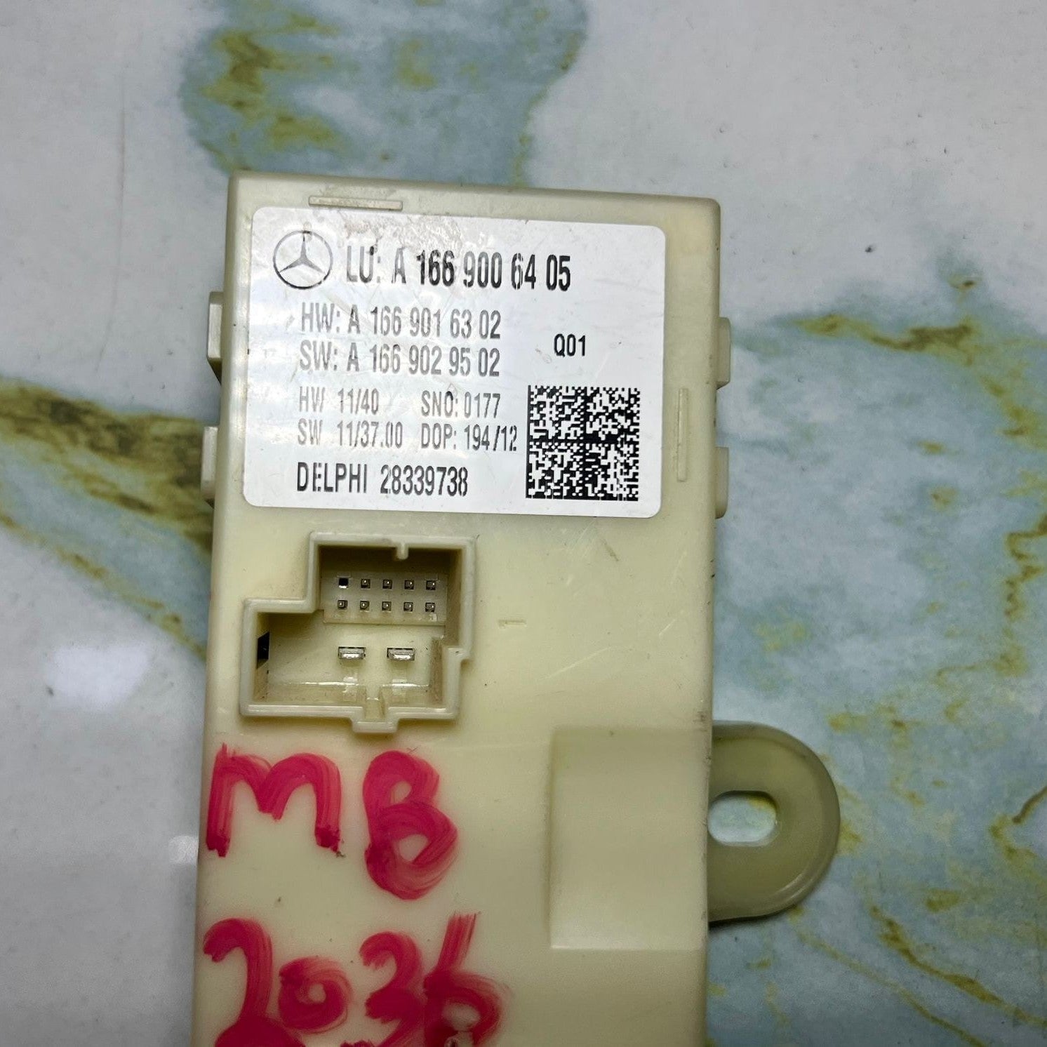 2015 Mercedes-Benz ML250 Tailgate Control Module A1669006405 ML GL W166