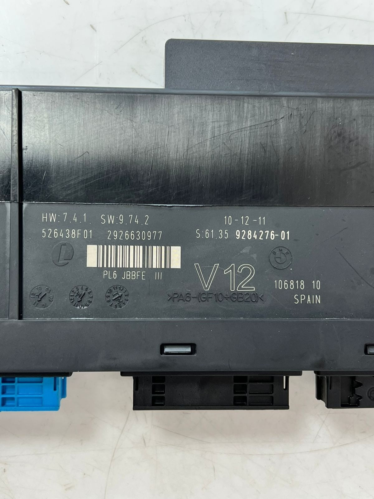 2012 BMW M5 F07 F13 6' 535xi GT Body Control Module 9284276 OEM