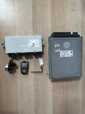 2008-2015 BMW 750i Engine Control Unit 7633374 7 6 SER F02 F06 F12 650I ECU SET