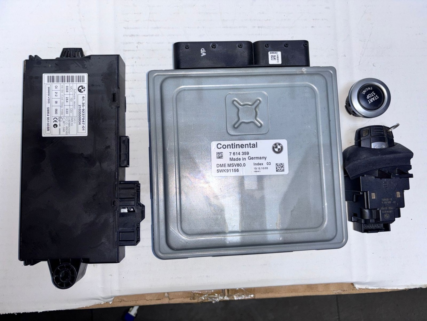 ECU set N52 3.0 Xdrive automatic 2010 X1 E84 7614359