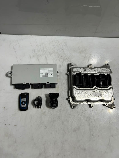 BMW X3 20iX F25 2011-17 N20 ENGINE CONTROL UNIT ECU KIT DME+CAS4+1KEY 7649122