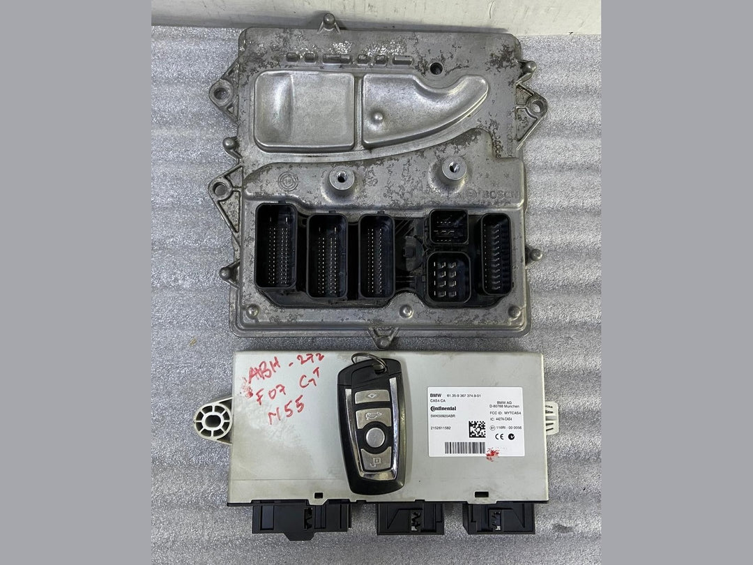 OEM BMW F07 N55 ENGINE COMPUTER CONTROL UNIT MODULE ECU SET 8639582-01