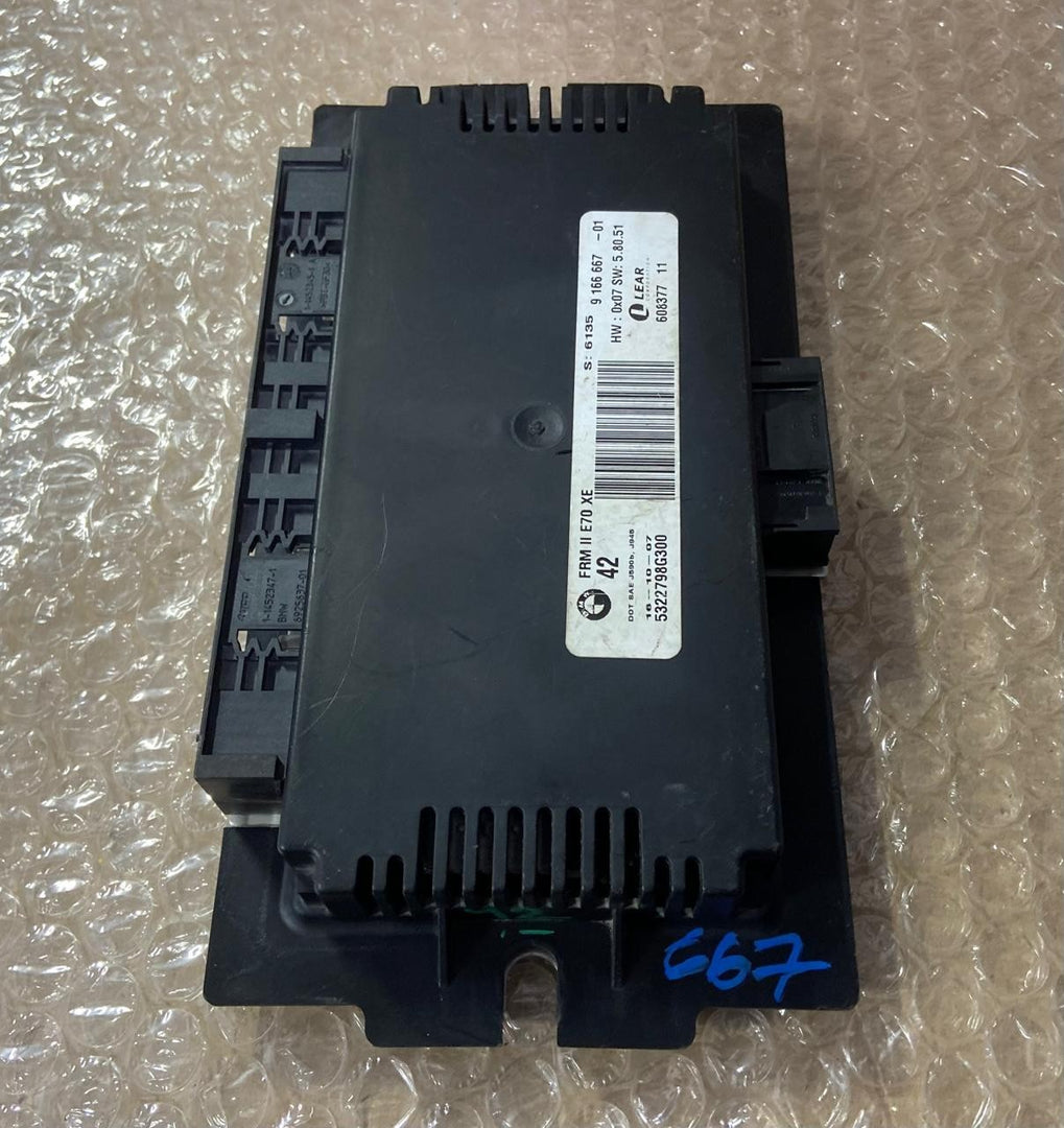 OEM BMW X5 E70 Footwell ECU Light Control Unit Module FRM II Lear 9166667