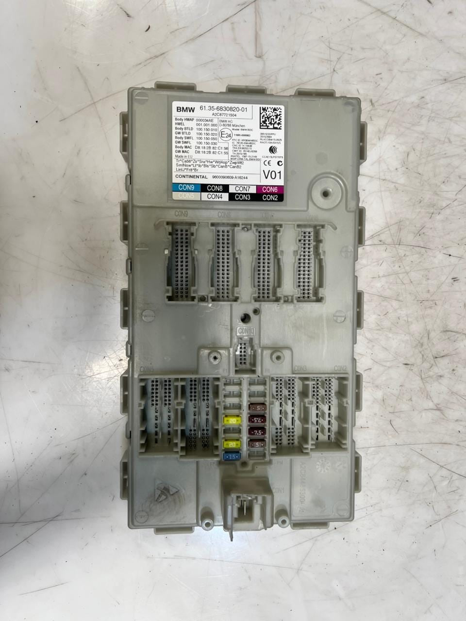 2016 BMW 7' G11 B48X 740e Engine Control Unit ECU COMPLETE SET 8682564 OEM RHD