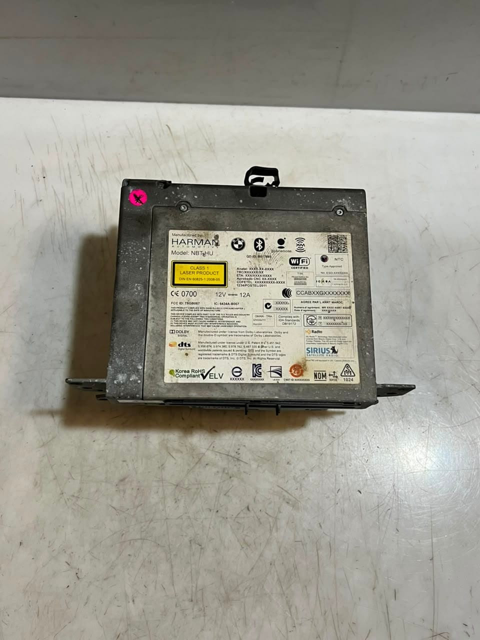 2013 BMW HARMAN NBT HU M5 Navigation AM FM Radio Receiver Head Unit 9290362