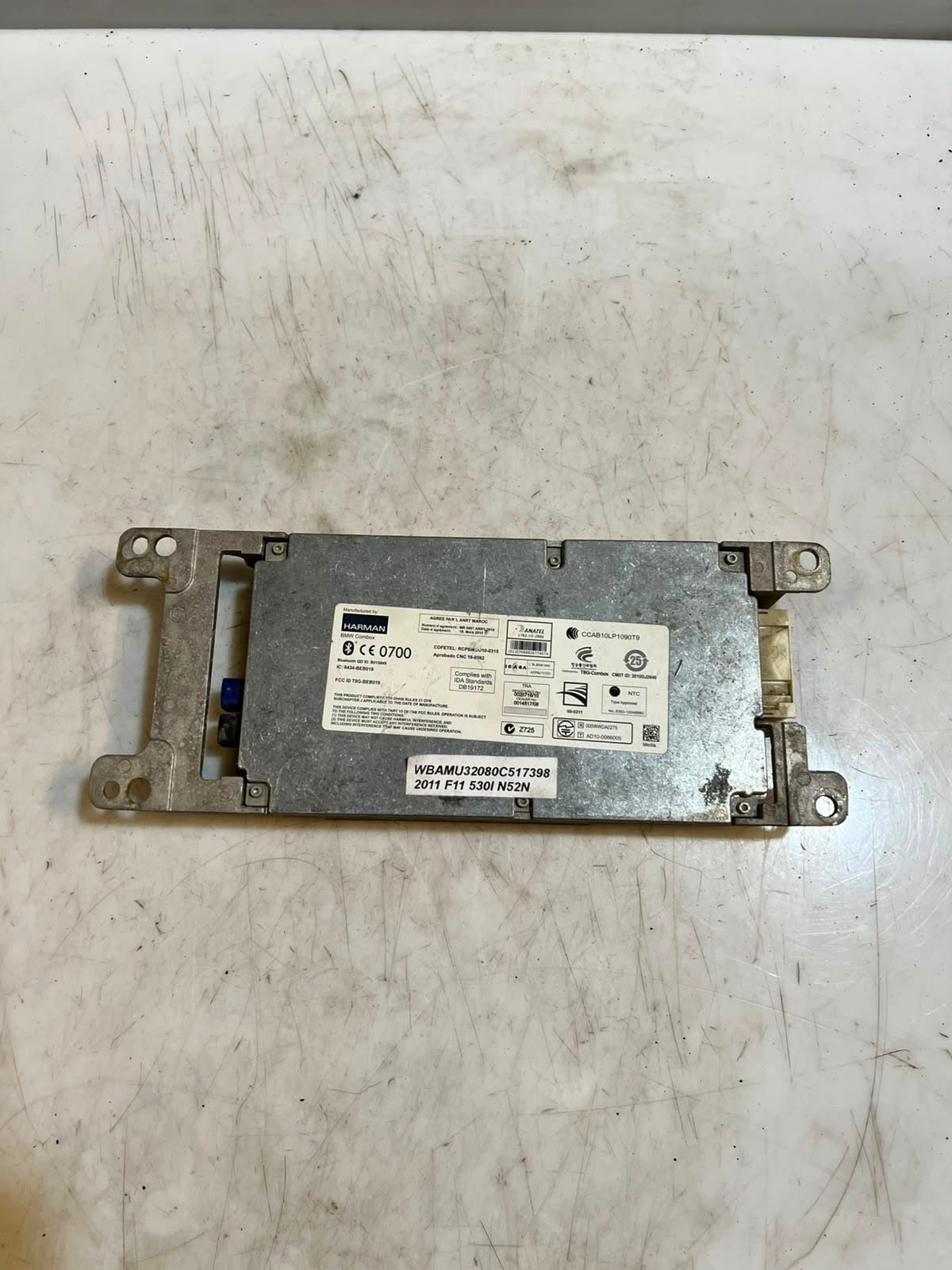 2010-2013 BMW 5 Series F10 F11 535i Bluetooth Control Unit Module 9244188 OEM