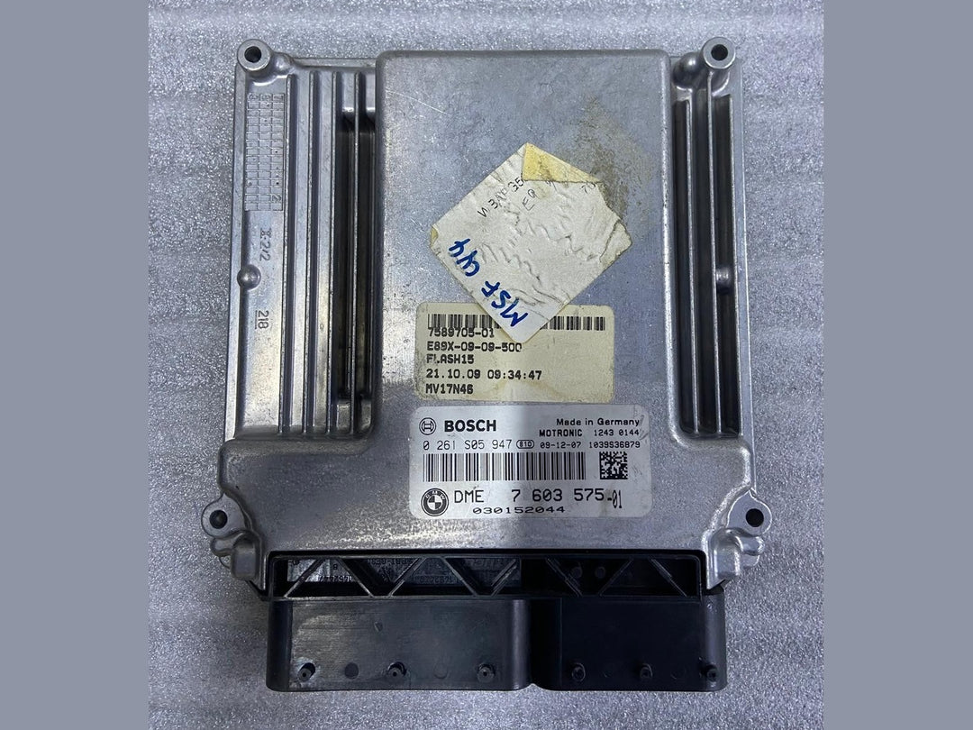 OEM BMW E84 E91 E92 X1 320i N46N ENGINE CONTROL UNIT ECU SET DME 7603575 BOSCH