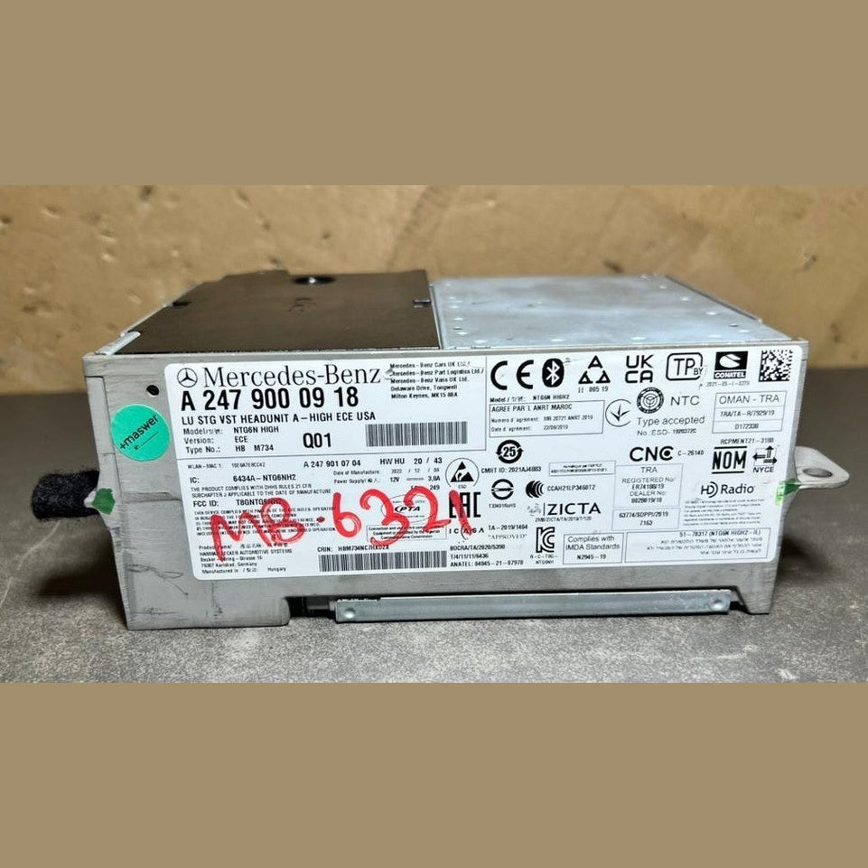 20–24 Mercedes-Benz W247 GLB Head Unit Radio Multimedia System – A247 9000918