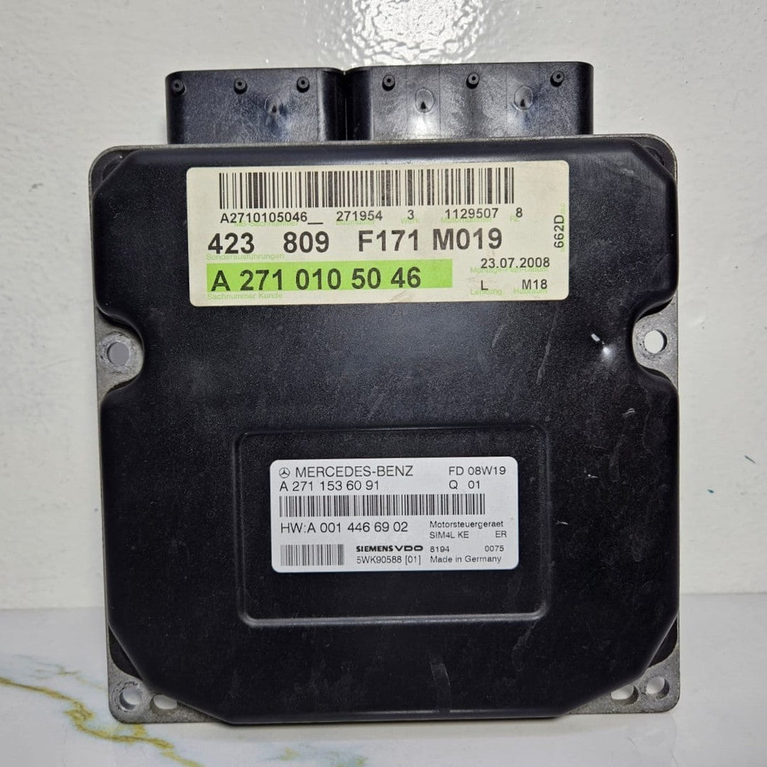 04-11 Mercedes W171 SLK Engine Control Module Unit ECM ECU A271 1536091 OEM