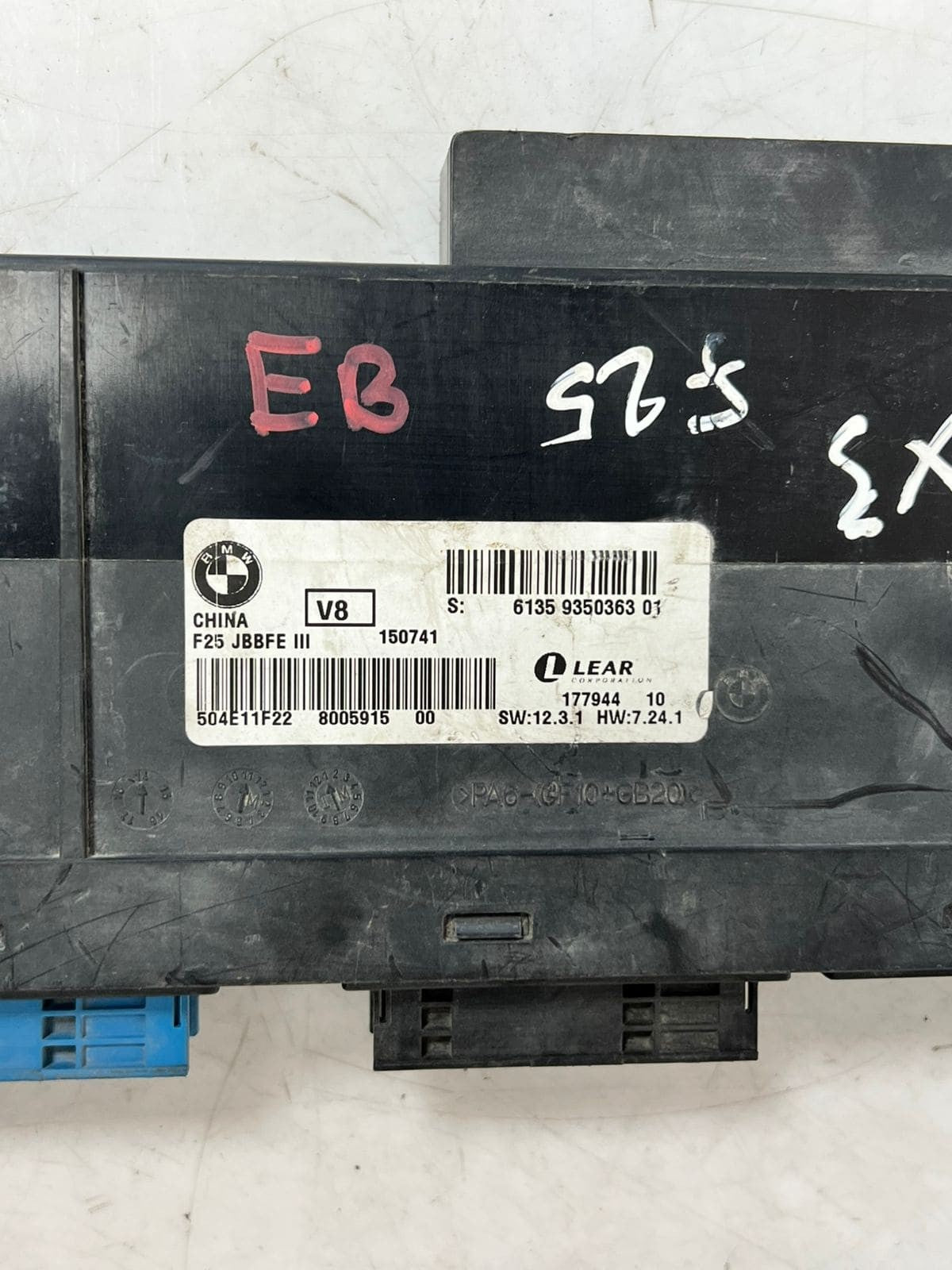 15-18 BMW X3 F25 X4 F26 Electronic Junction Box Body Control Module 9350363 OEM