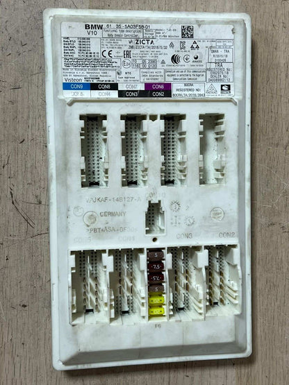 BMW 3 G20 G80 G28 330 PLUG-IN HYBRID Fuse Box Body Domain Control 61355A03F58 