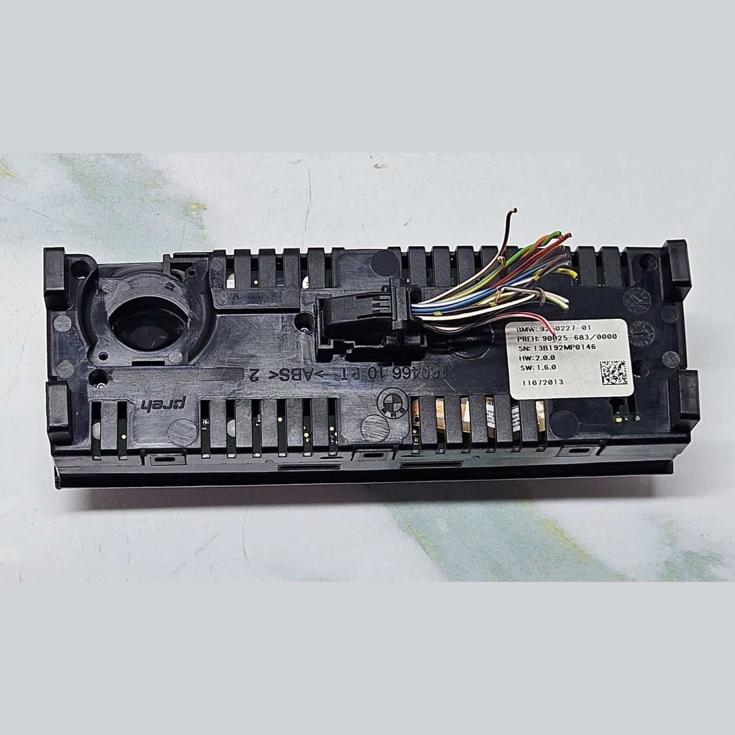 2015-2018 BMW X5 F15 Climate Control Panel Rear 9250227 OEM