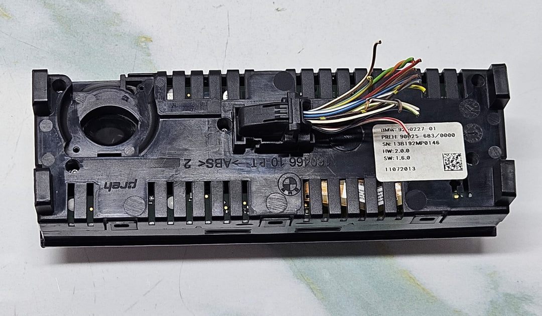 2015-2018 BMW X5 F15 Climate Control Panel Rear 9250227 OEM