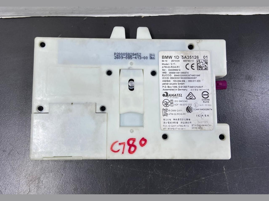 OEM BMW G80 TELEMATICS COMMUNICATION CONTROL MODULE 5A35126