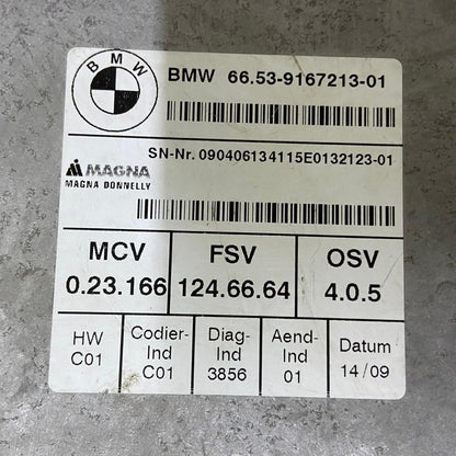 OEM BMW X5 E70 X6 E71 DOOR MIRROR CAMERA CONTROL UNIT MODULE 9167213