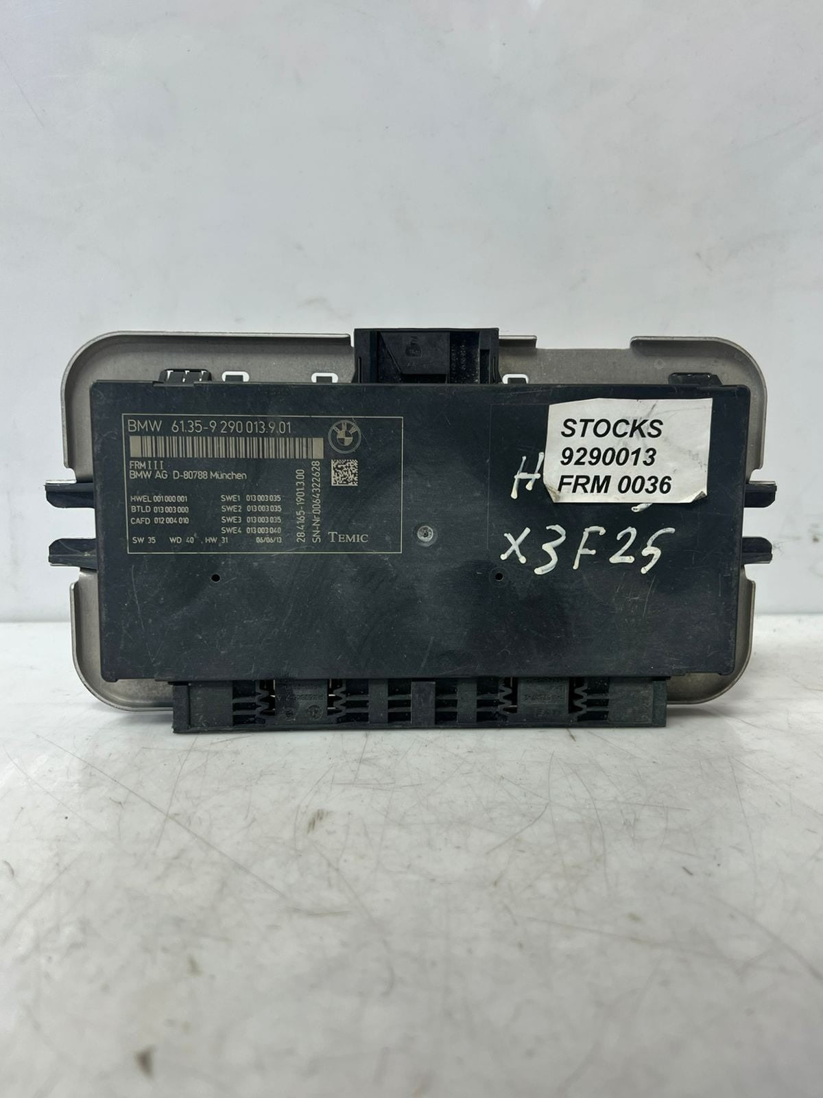 2011-2017 BMW X3 5' 6' 7' FRM3 Footwell Light Control Unit Module 9290013 OEM