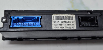 2004-2008 BMW 5 Series E60 E61 525i Climate Control Unit 6946981 OEM