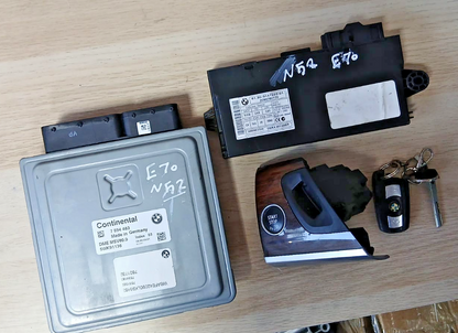 BMW E70 N52 DME MSV80.0 ECU Engine Control Unit Kit 5WK91136 OEM 7594483