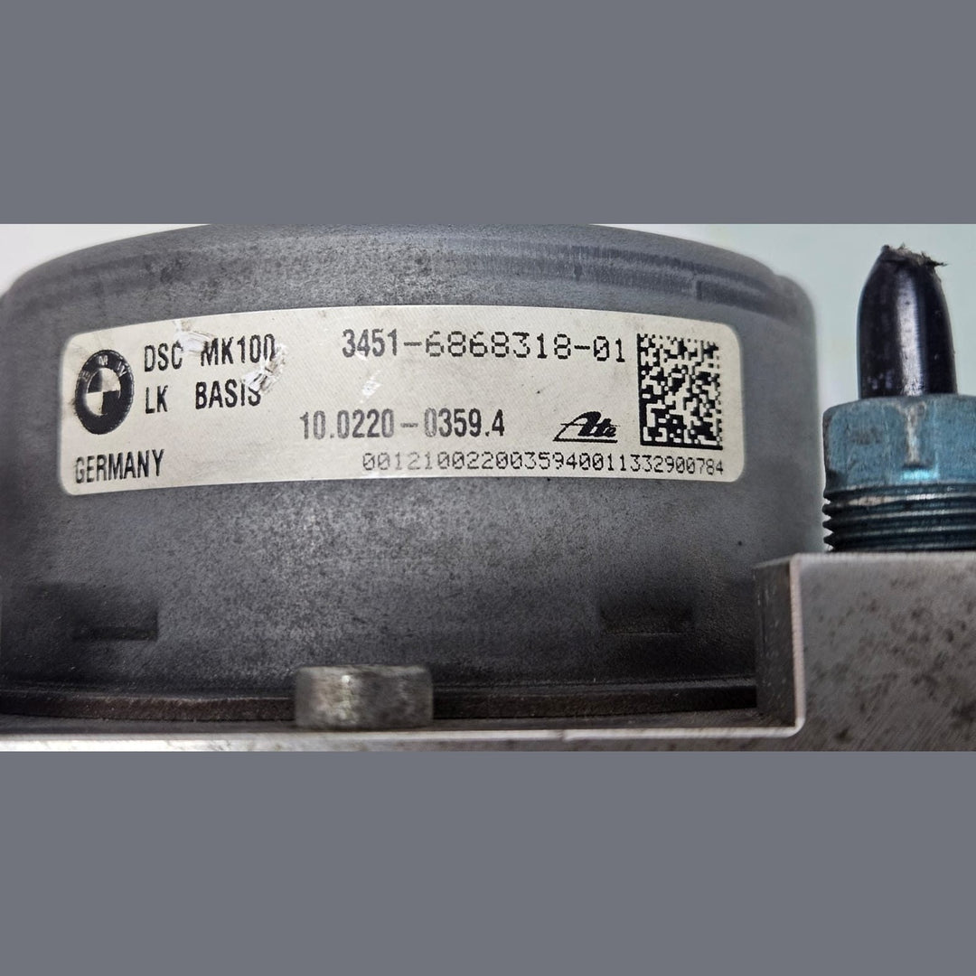 2014 BMW 328i Anti-Lock Brake ABS Pump Control Unit Module 6868319