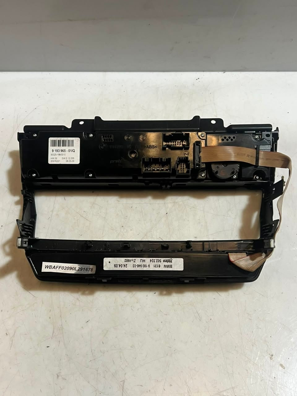2007-2010 BMW X5 E70 X6 E71 Center Console Multi Switch UNIT PANEL 9180946 OEM