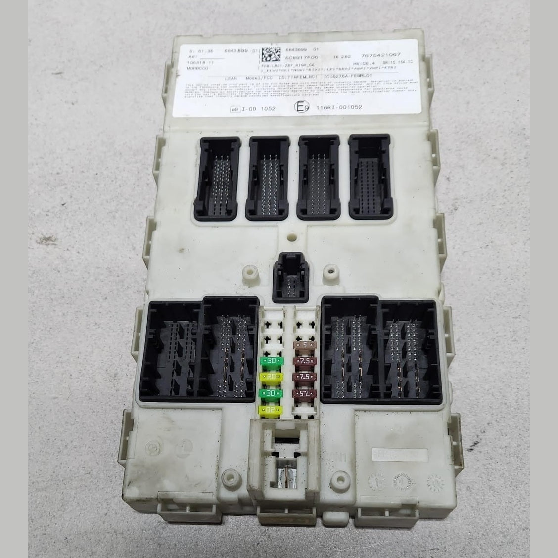 BMW F30 F31 Front Electronic Module 6843899 OEM