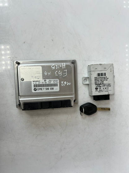 OEM BMW E39 E38 E53 5 7 X5 series M62 ENGINE ECU Set DME 7508698