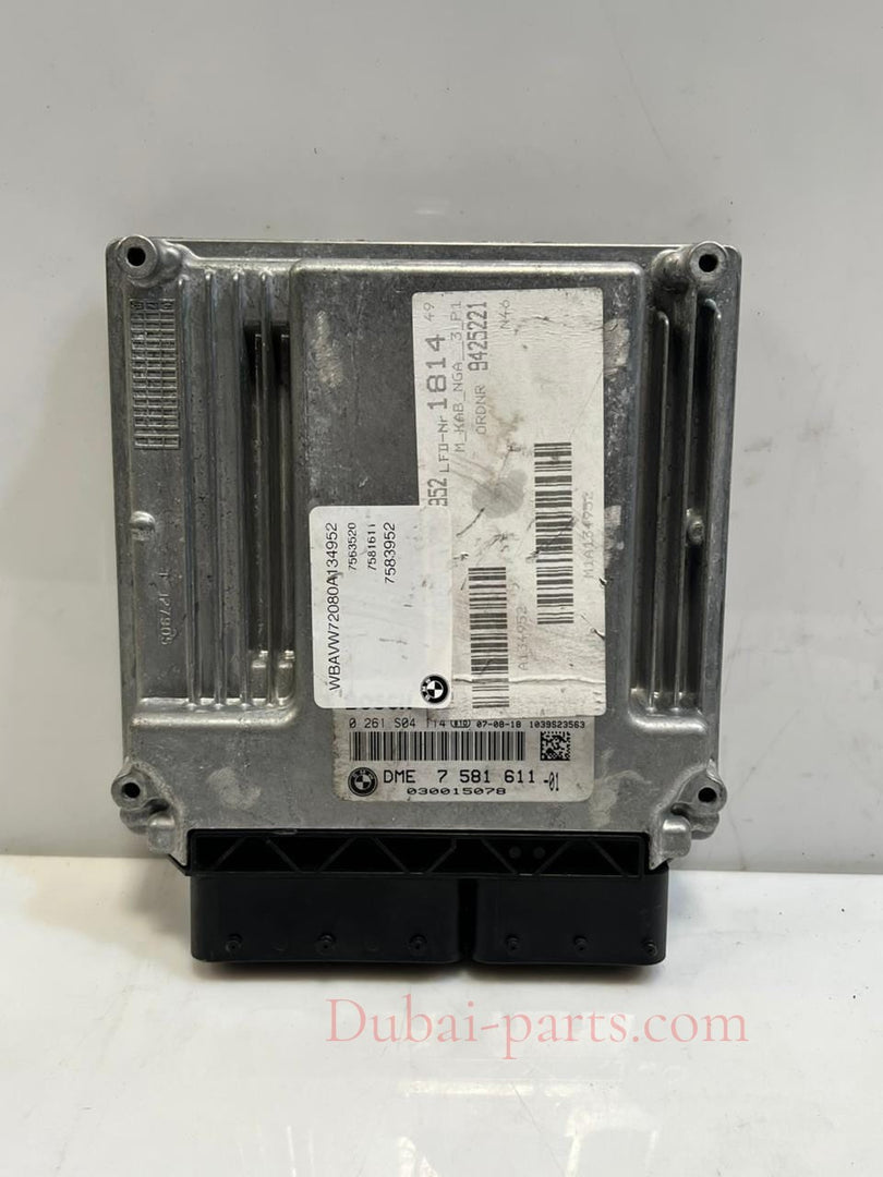 BMW E90 E60 320i N67N Engine Control Unit ECU ONLY DME 7581611 OEM