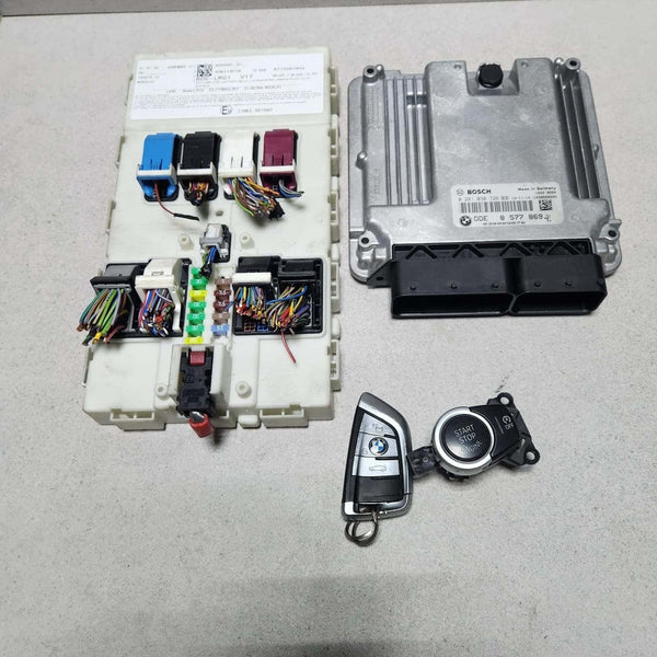 2013-2018 BMW X5 F15 3.0 DIESEL Engine Control Unit DDE 8577869 ECU SET