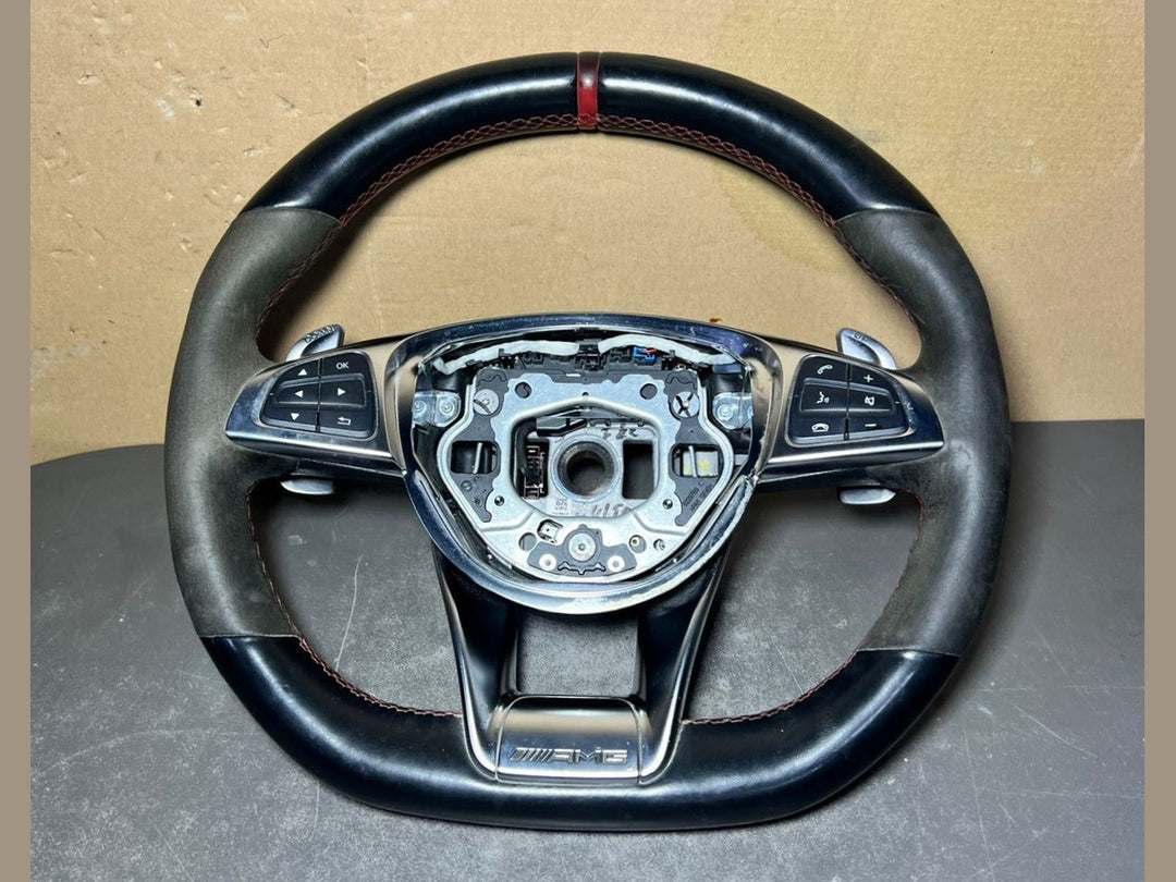 Mercedes W166 AMG Steering Wheel Multi Function Sport Assembly &Paddle Shifts