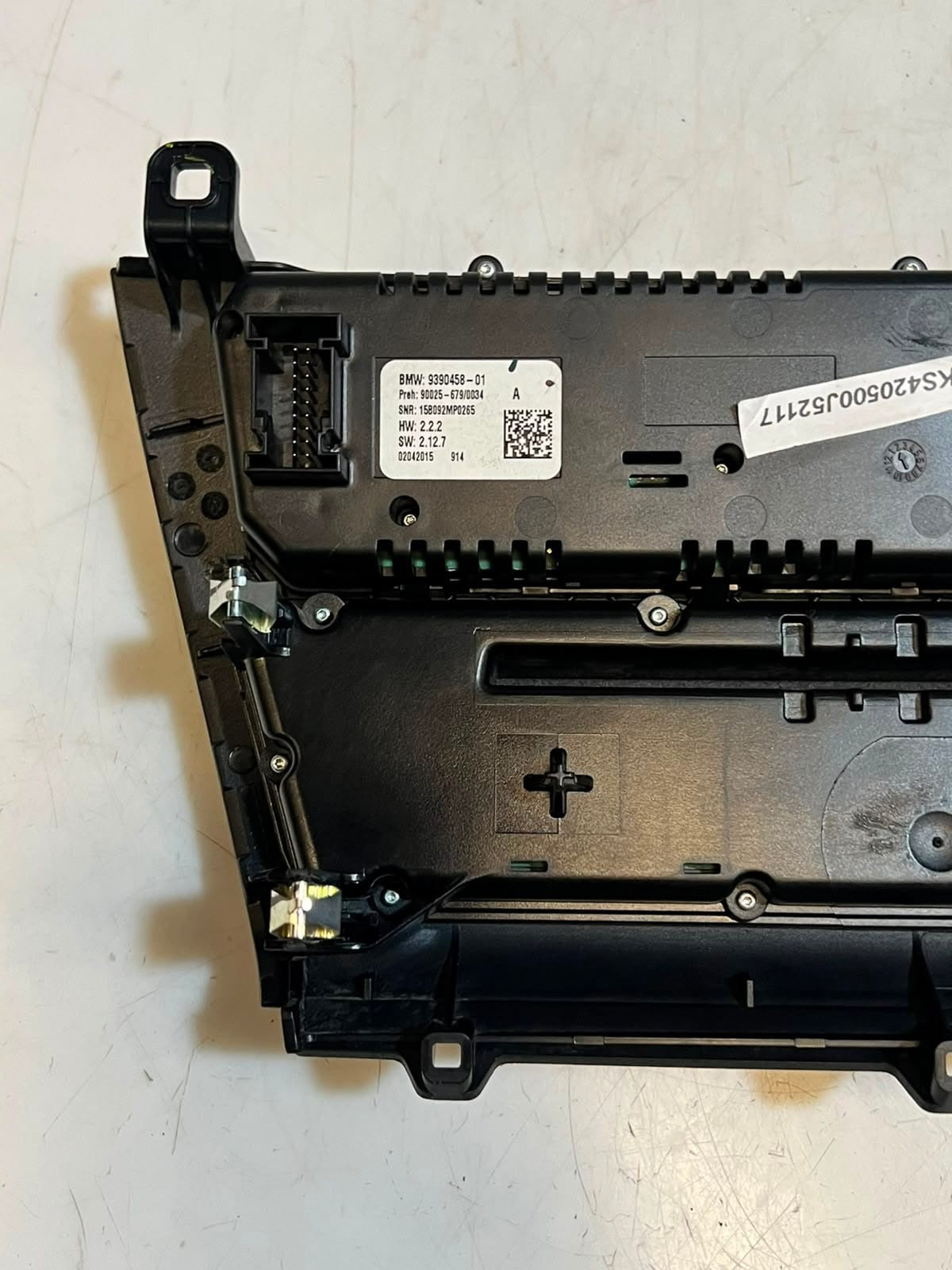 2013-2019 BMW X5 F15 X5M F85 A/C HEATER AUDIO Climate Control Panel 9390458 OEM