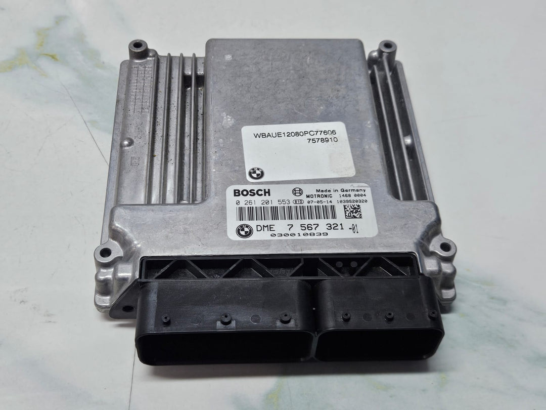 BMW 1' E87 LCI 116i N45N 2007 RHD Engine Control Unit DME ECU Only 7567321 OEM